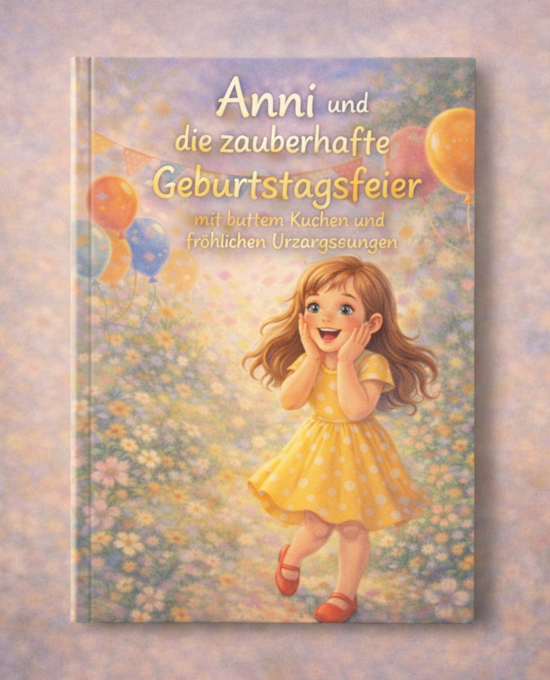 Anni und die zauberhafte Geburtstagsfeier mit buntem Kuchen und fröhlichen Überraschungen