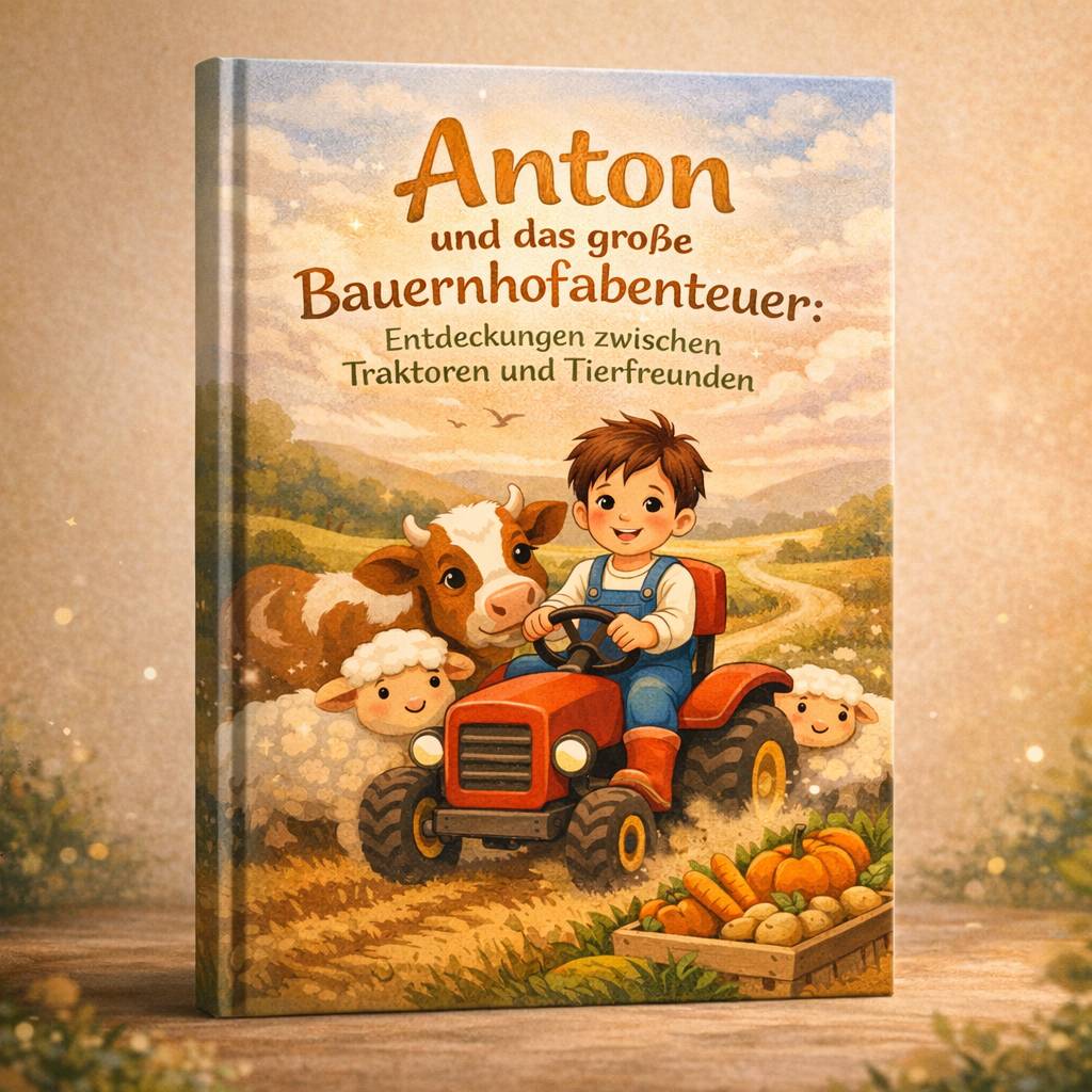 Anton und das große Bauernhofabenteuer: Entdeckungen zwischen Traktoren und Tierfreunden