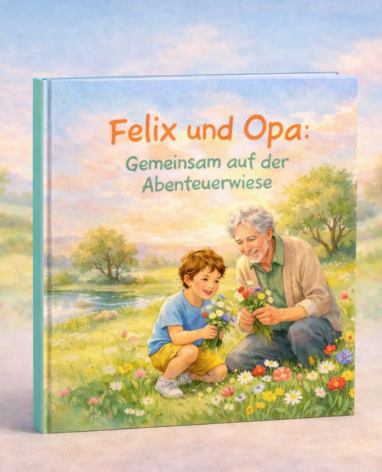 Felix und Opa: Gemeinsam auf der Abenteuerwiese