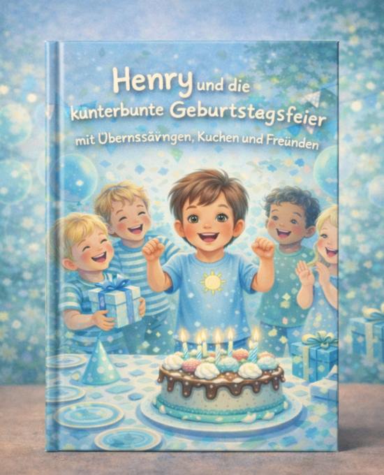 Henry und die kunterbunte Geburtstagsfeier mit Überraschungen, Kuchen und Freunden