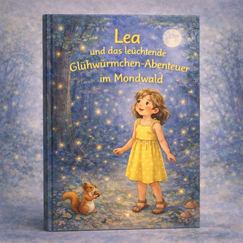Lea und das leuchtende Glühwürmchen-Abenteuer im Mondwald