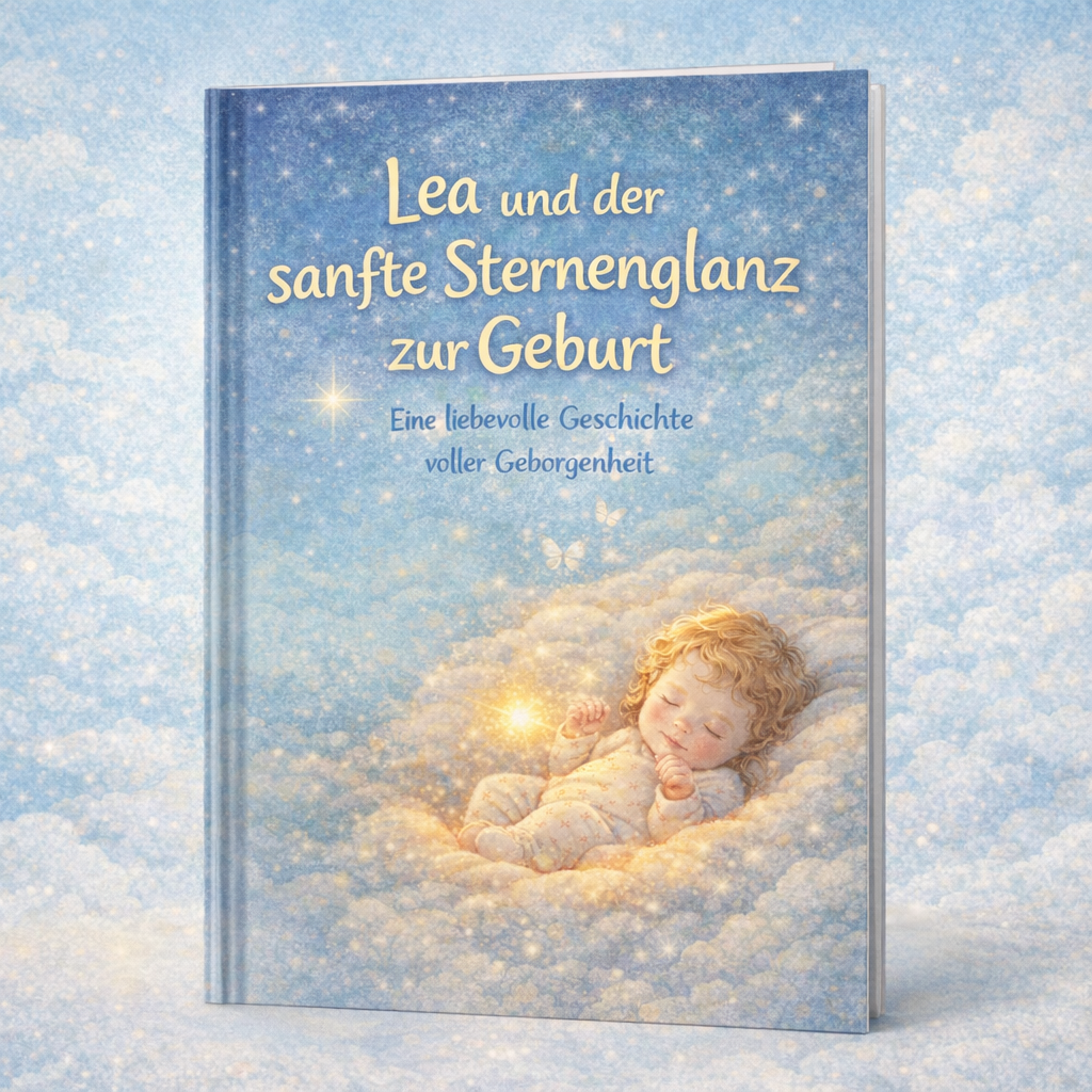 Lea und der sanfte Sternenglanz zur Geburt: Eine liebevolle Geschichte voller Geborgenheit