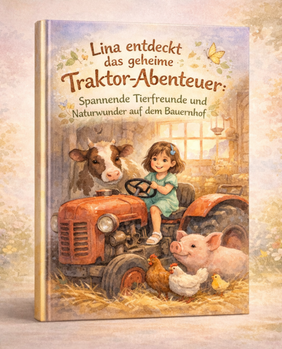 Lina entdeckt das geheime Traktor-Abenteuer: Spannende Tierfreunde und Naturwunder auf dem Bauernhof