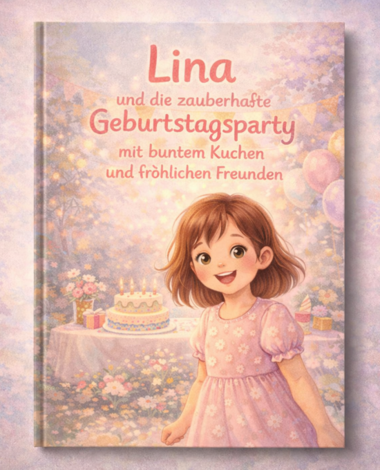 Lina und die zauberhafte Geburtstagsparty mit buntem Kuchen und fröhlichen Freunden