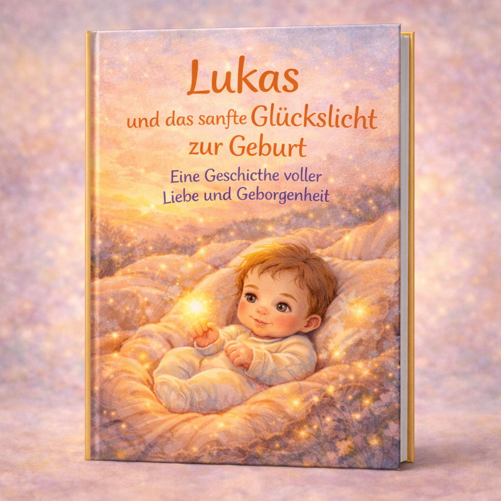 Lukas und das sanfte Glückslicht zur Geburt: Eine Geschichte voller Liebe und Geborgenheit