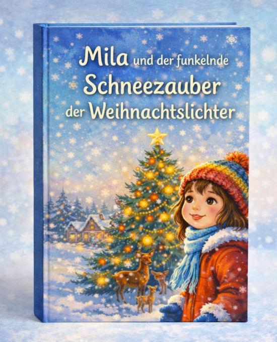 Mila und der funkelnde Schneezauber der Weihnachtslichter