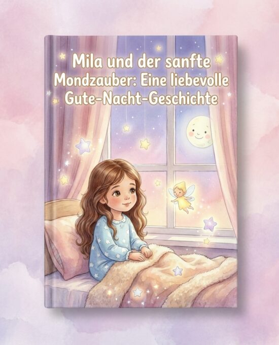 Mila und der sanfte Mondzauber: Eine liebevolle Gute-Nacht-Geschichte
