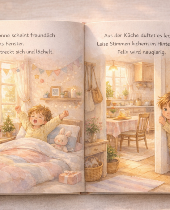 Felix feiert den schönsten Geburtstag – Personalisiertes Kinderbuch mit Namen & Widmung