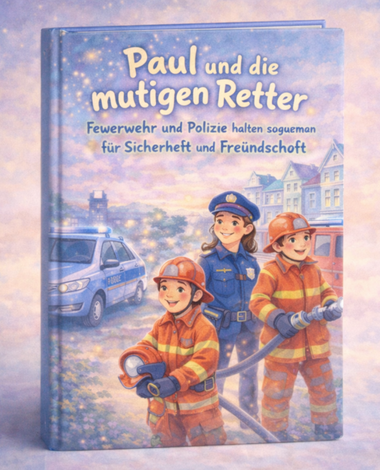 Paul und die mutigen Retter: Feuerwehr und Polizei halten zusammen für Sicherheit und Freundschaft