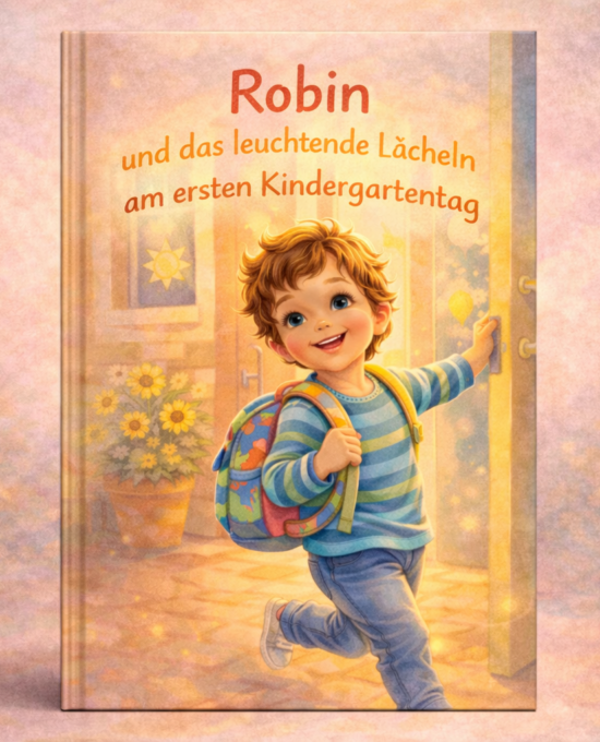 Robin und das leuchtende Lächeln am ersten Kindergartentag