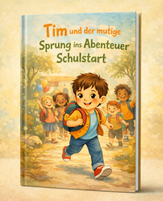 Tim und der mutige Sprung ins Abenteuer Schulstart