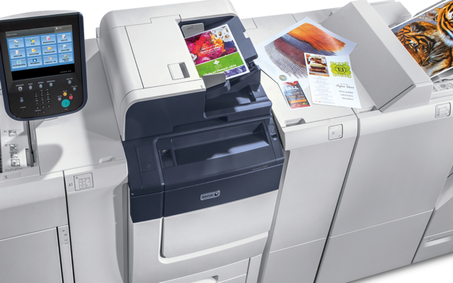 Druckmaschine in unserer Produktion (Xerox PrimeLink)
